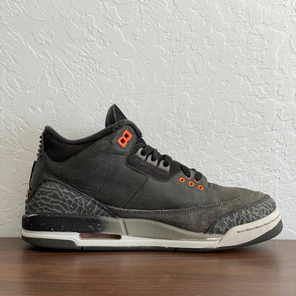 Jordan 5 Retro FEAR PACK Youth size 7 Elephant Print Dark Grey Nubuck Basketball - Picture 4 of 11